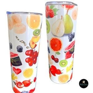 20 oz Fruit Tumbler with Reusable Straw